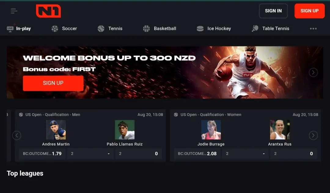 N1Bet sportsbook interface for Nigerian players, captured by the Bets.ng editorial team