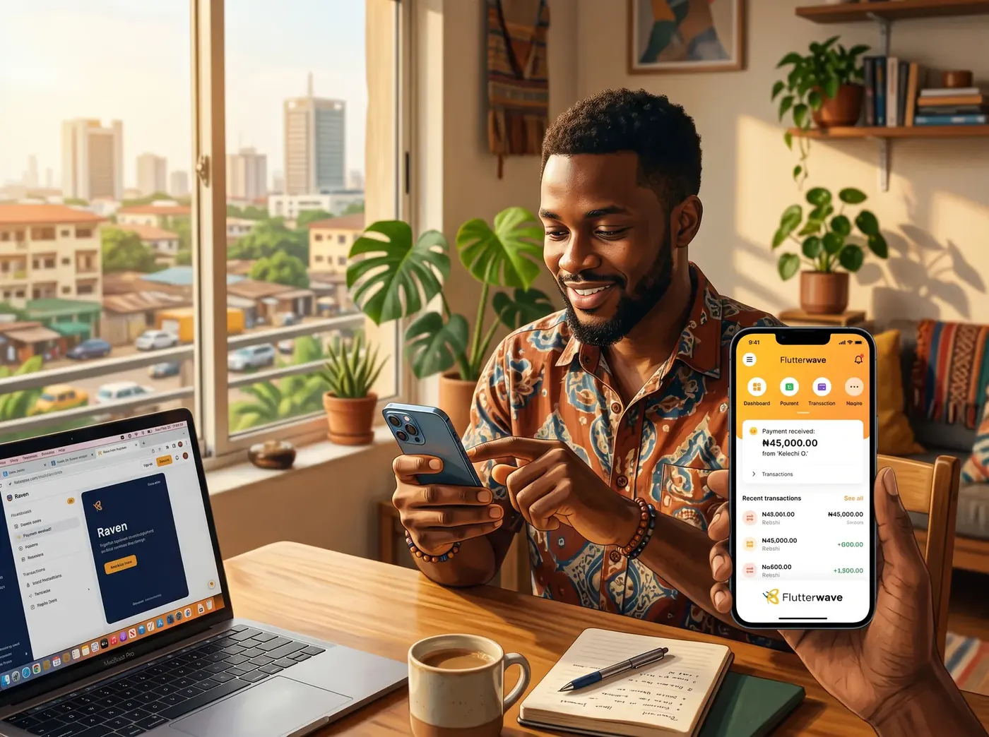 Flutterwave in use in Nigeria