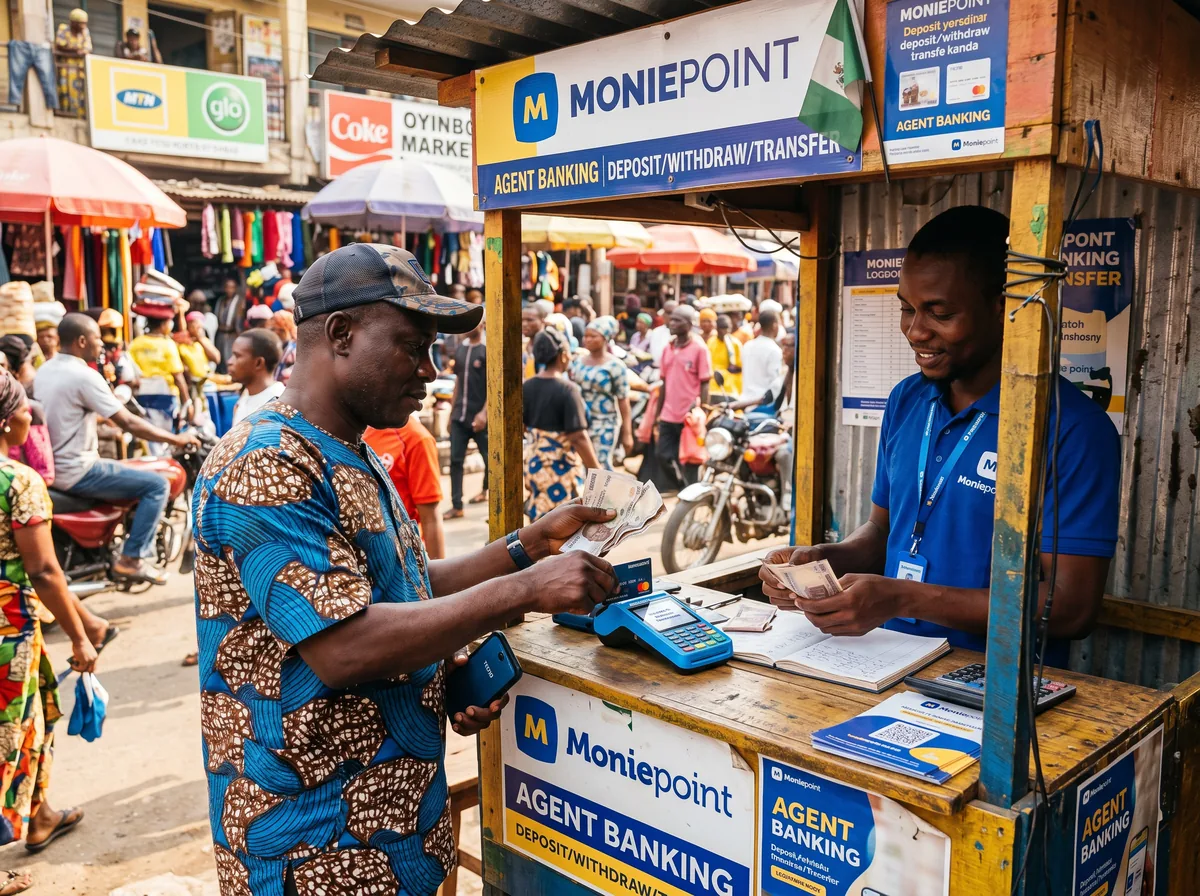 Moniepoint payment in use in Nigeria